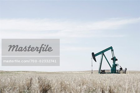 Öl Bohren in Feld, Alberta, Kanada Öl Bohren in Feld, Alberta, Kanada