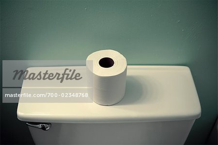 Rouleau de papier toilette, toilette