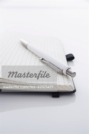 Stift und Millimeterpapier Notebook
