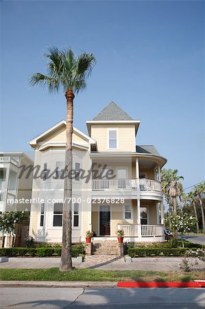 Exterior of Home, Galveston, Texas, USA