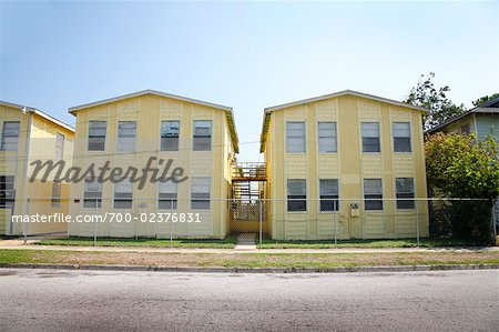 Exterior of Apartments, Galveston, Texas, USA