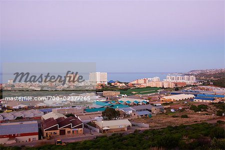 Overview of Mossel Bay, Western Cape, South Africa