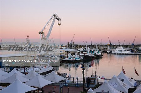 Victoria & Alfred Waterfront at Dawn, Cape Town, Western Cape, South Africa