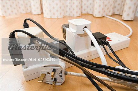 Plugs on extension cord