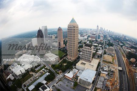 Luftbild von One Atlantic Center, Atlanta, Georgia, USA