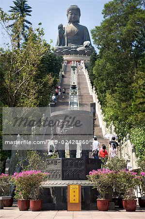 Tian Tan Buddha, Po Lin Monastery Ngong Ping, Lantau Island, Hong Kong, China