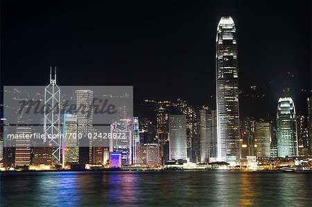 Hong Kong at Night, China