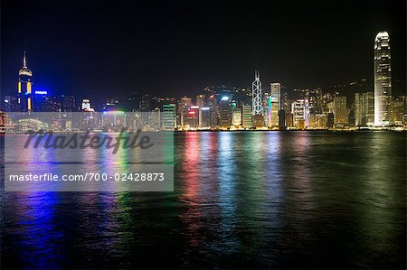 Hong Kong at Night, China