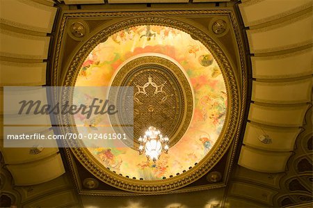 Decke, Orpheum Theater, Vancouver, British Columbia, Kanada