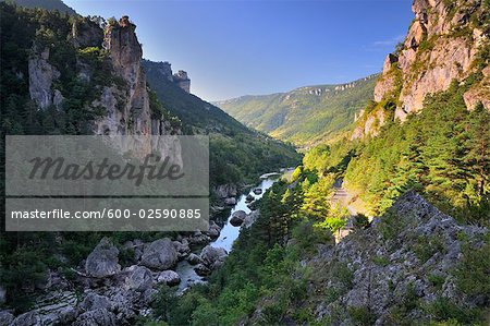 River Tarn, Gorges du Tarn, Languedoc-Roussillon, France