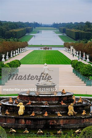 Versailles Gardens, Versailles, Ile-de-France, France
