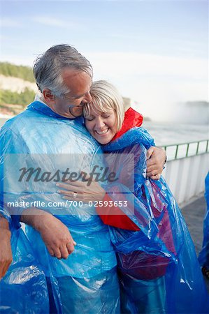 Couple at Niagara Falls, Ontario, Canada