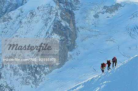 Bergsteiger, Chamonix, Frankreich