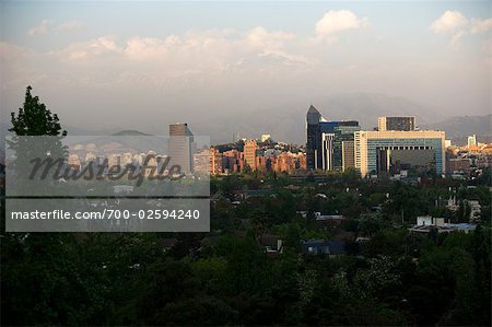 Skyline von Santiago de Chile