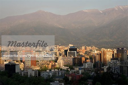 Overview of Santiago, Chile