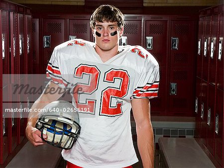 High School football player.