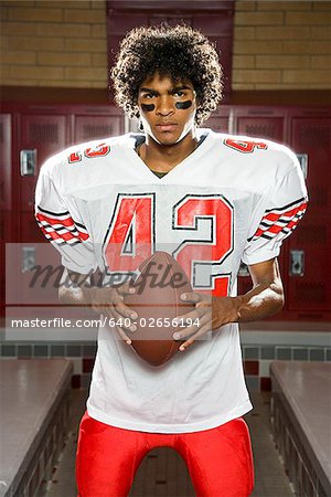 High School football player.
