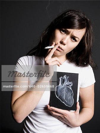 Woman smoker