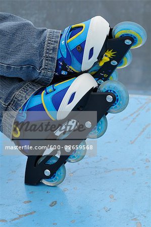 Close-Up of Roller Blades