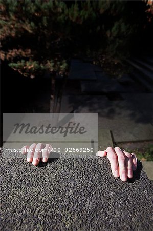 Man Practicing Parkour, Portland, Oregon, USA