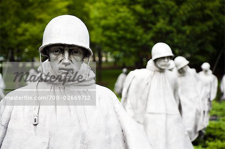 Koreakrieg Memorial, Washington DC, USA