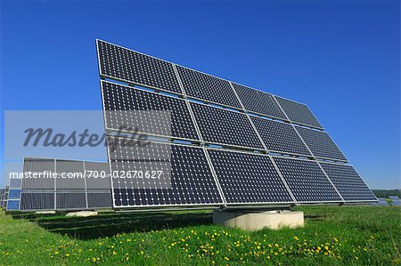 Panneaux solaires, Bavière, Allemagne