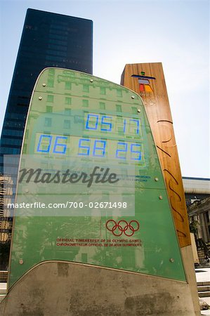 2010 Olympics Countdown Board, Vancouver, BC, Canada