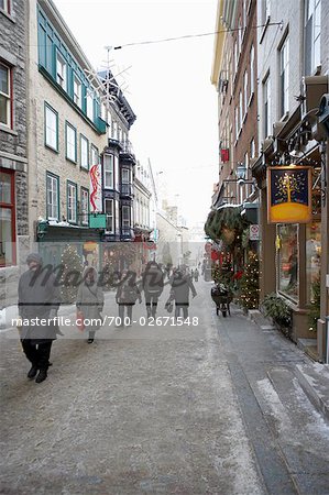 Rue Petit Champlain, Lower Town, Quebec City, Quebec, Canada