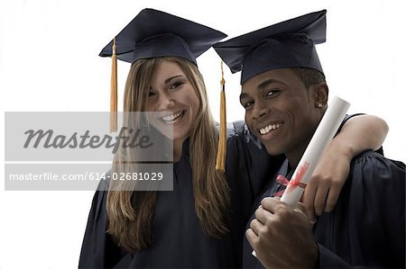 Friends graduating