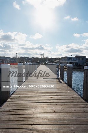 Dock at Vineyard Haven, Tisbury, Martha's Vineyard, Massachusetts, USA