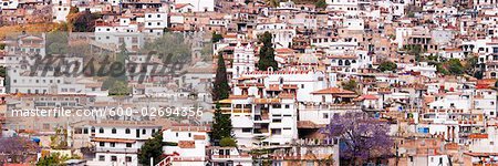 Overview of Taxco, Guerrero, Mexico