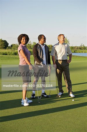 Menschen auf Golfplatz, Burlington, Ontario, Kanada