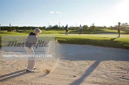 Friends Playing Golf, Burlington, Ontario, Canada