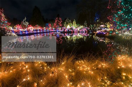 Festival der Lichter, VanDusen Botanical Garden, Vancouver, British Columbia, Kanada