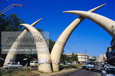 Tusk Arches, Mombasa, Kenya, Afrique