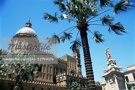 Norman cathedral, Palermo, Sicily, Italy, Europe