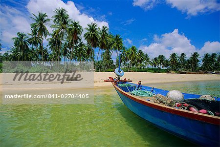 Deserted beach on south coast, Phu Quoc island, Vietnam Deserted beach on south coast, Phu Quoc island, Vietnam
