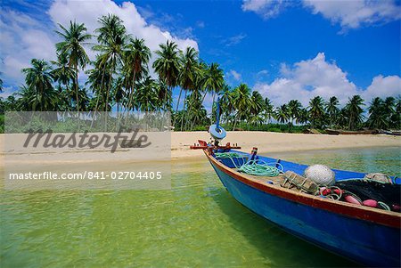 Deserted beach on south coast, Phu Quoc island, Vietnam