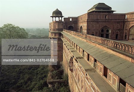 État du Fort Rouge, patrimoine mondial de l'UNESCO Agra, Uttar Pradesh, Inde, Asie