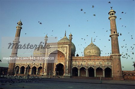 Jami Masjid, Old Delhi, Delhi, India, Asia