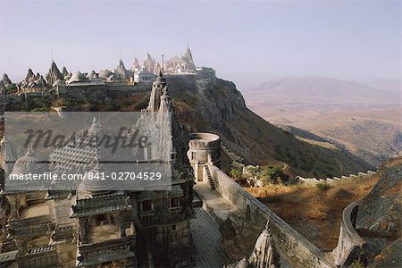 Jain Holy Hill and Temple complex, Mount Girnar, Junagadh (Junagarh), Gujarat, India