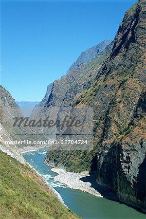 Yangzi Tiger Leaping Gorge in Yunnan, China, Asien