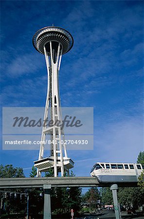 Le Space Needle, Seattle, état de Washington, États-Unis d'Amérique (États-Unis d'Amérique), Amérique du Nord