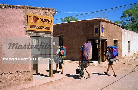 Backpackers, San Pedro de Atacama, Chili, Amérique du Sud