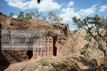 Abba Libanos church, Lalibela, UNESCO World Heritage Site, Ethiopia, Africa Abba Libanos church, Lalibela, UNESCO World Heritage Site, Ethiopia, Africa