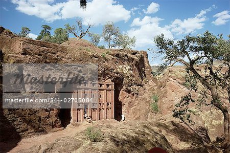 Église Abba Libanos, Lalibela, patrimoine mondial de l'UNESCO, Ethiopie, Afrique