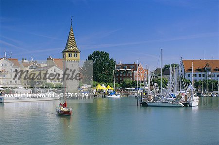 Lindau, lac de Constance, Bavière, Allemagne, Europe