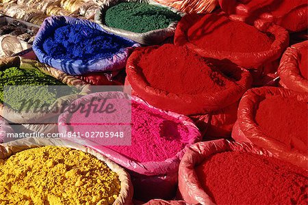 Dyes for sale, Kathmandu, Nepal, Asia