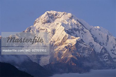 Annapurna South, 7219m, Himalayas, Nepal, Asia