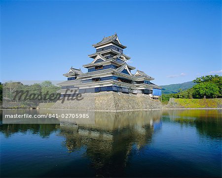 Le château de Matsumoto, Japon